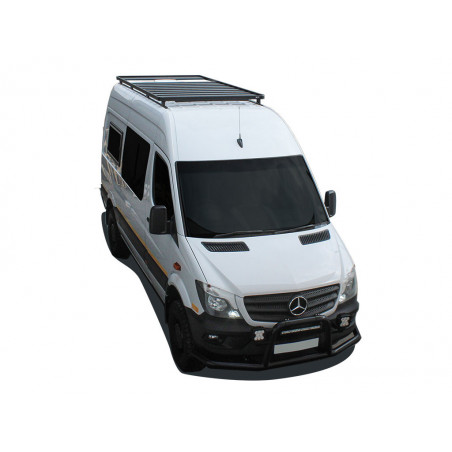 Mercedes Benz Sprinter 144-170″ L2/L3 / MWB/LWB koos OEM reelingutega (2006-praegune) Slimline II katuseraami komplekt / kõrge