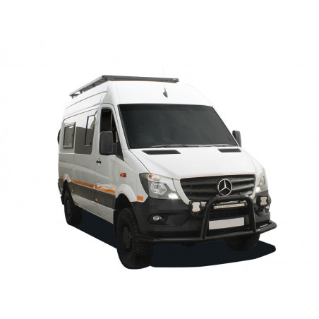 Mercedes Benz Sprinter 144-170″ L2/L3 / MWB/LWB koos OEM reelingutega (2006-praegune) Slimline II katuseraami komplekt / kõrge