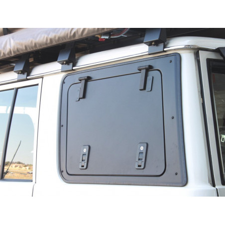 Toyota Land Cruiser 76 Gullwing Window / Left Hand Side Aluminium - by Front Runner