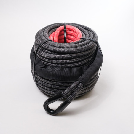 SaberPro® Double Braided 30M Winch Rope (black)