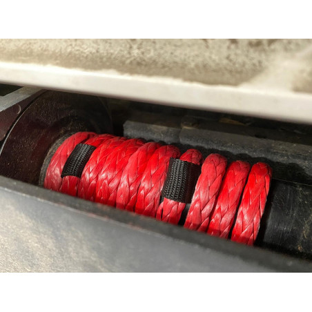 Saber 13,500kg – 12mm SaberPro® Comp Spec Red Single Braided Winch Rope – 50M