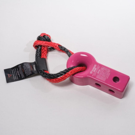 Saber 7075 Alloy Recovery Hitch – Prismatic Pink & 9K Soft Shackle