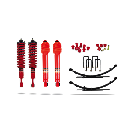 Pedders 1,75-tolline tõstekomplekt - Täiustatud sõidumugavus*** ja komplekteeritud amordipüstakud - Toyota Hilux 4WD Mk6 ja MK7