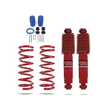 Pedders Towing Suspension Kit. With Supplementary Airbags. Nissan Pathfinder, R51